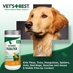 Серветки для собак Vet's Best Flea Tick Wipes від бліх та кліщів 50 шт vb10459 - мініатюра 4