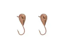 Мормишка FISHING ROI вольфрам Крапля з вушком 3мм 0,48г copper