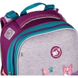 Рюкзак каркасний Yes H-12 Corgi, бузковий з сірим (559020) - мініатюра 7