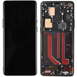 Дисплей OnePlus 8 Pro чорний, Amoled, PRC, з рамкою, Onyx Black