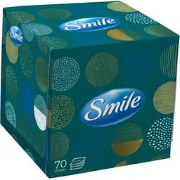 Серветки косметичні тришарові Smile білі 70 шт. в асортименті - мініатюра 3