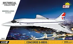 Конструктор COBI Concorde G-BBDG 1:95 455 деталей — Пасажирський літак 1917 - мініатюра 4