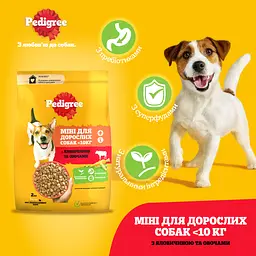 Сухий корм для малих собак Pedigree з яловичиною та овочами 2 кг - мініатюра 4