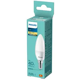 Лампа Philips LED 40W B35 E14 WW FR ND 1PF/6 DISC (929003541103) - мініатюра 3