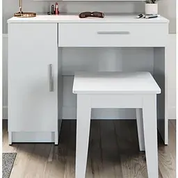 Стіл туалетний Moreli Forte Elsa 802x740x443 мм Білий (id27-0000-61-white) - мініатюра 2
