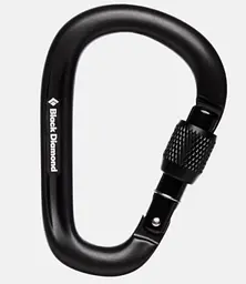 Карабін Black Diamond PearLock Screwgate Чорний