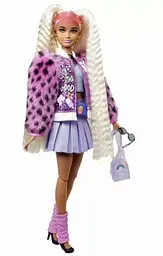 Лялька Barbie Екстра з двома білими хвостиками (GYJ77) - мініатюра 3