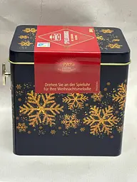 Печиво в музичній скринці Lambertz Lebkuchen-Spieluhrdose Сніжинка 200 г