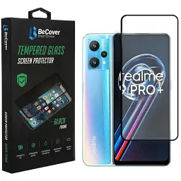 Скло захисне BeCover Realme 9 Pro Plus Black (707879) - мініатюра 2