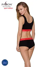 Трусики-шортики на резинці Passion PS003 panties, XL (чорний) - мініатюра 6