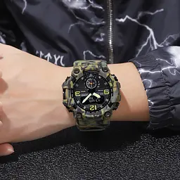 Чоловічий наручний годинник 1965CMGN camo green. Skmei acs0030456 - мініатюра 3
