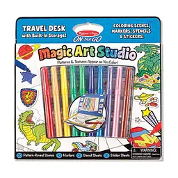 Набір для творчості Melissa & Doug Розмальовка, наліпка, трафарет (MD5240)