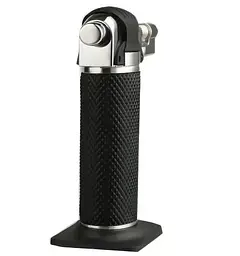 Газовий пальник із п'єзопідпалом 9960 Refillable Butane Child Resistant Чорний, портативний мініпальник - мініатюра 4