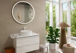 Змішувач для умивальника Hansgrohe Tecturis S CoolStart EcoSmart+ без донного клапана matt white 73372700 - мініатюра 2