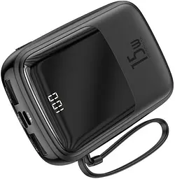 Портативна батарея Baseus Qpow Digital Display 10000 mAh 15W Type-C Edition 2022 Edition PPQD050001 Black - мініатюра 3