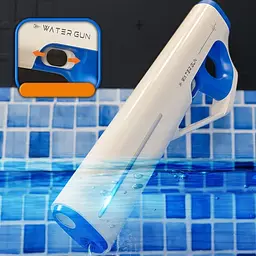 Водяний автомат DK Water Gun 185-66 White/Blue [138763] - мініатюра 2