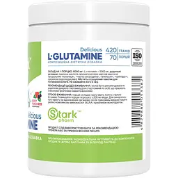 L-глутамін Stark Pharm Delicious Ягідний пунш 420 г - мініатюра 2