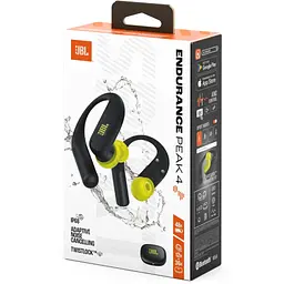 Навушники JBL Endurance Peak 4 Black/Lime (JBLENDUPEAK4BLKL) - мініатюра 9