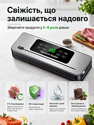 Вакууматор автоматичний побутовий 120W із регулюванням температури запаювання - мініатюра 1