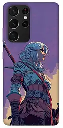 TPU чехол Demsky The witcher ciri для Samsung Galaxy S21 Ultra