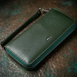 Жіночий клатч-гаманець ST Leather 18936 зелений - мініатюра 4