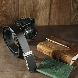 Чоловічий шкіряний ремінь Vintage 115х3,4 см acs0014905 - мініатюра 6