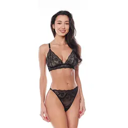 Комплект білизни Anais Loretta L/XL (чорний)