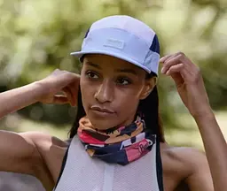 Кепка Buff 5 Panel Cap ONE SIZE Сірий-Рожевий - мініатюра 3