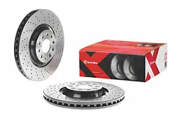 Диск тормозной вентилируемый Audi A3, Q2, TT, Q3, VW CC, Passat B8 92-25г Brembo ( 09.C306.1X ) - миниатюра 2