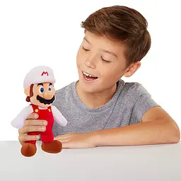 М'яка іграшка Super Mario - вогняний Маріо, 23 см (40986i-GEN) - мініатюра 4