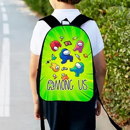 Рюкзак дитячий Амонг Ас "Among Us" 34х27см, міський ранець для хлопчика з принтом (00328)