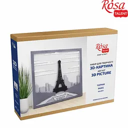 Картина 3D Rosa Talent Париж МДФ ґрунтований 6 шарів 30х30 см (4823098528951) - мініатюра 3