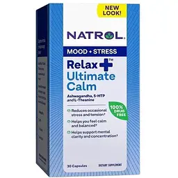 Натуральная добавка Natrol Relax+ Ultimate Calm, 30 капсул - мініатюра 1
