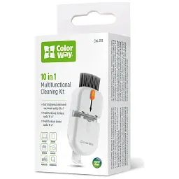 Універсальний чистячий набір ColorWay Cleaning Kit, Multifunctional, 10 in 1 (CW-1111)
