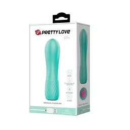 Вібратор Pretty Love Elfin 11.9 см бірюзовий - мініатюра 8