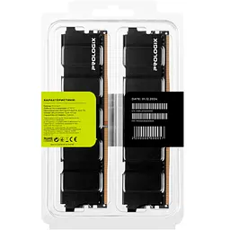 Модуль пам'яті для комп'ютера DDR4 32GB (2x16GB) 3200 MHz Black Prologix (PRO32GB3200B4K) - мініатюра 7