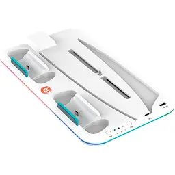 Зарядна станція CANYON CS-5 PS5 Charger Stand White для PS5 (CND-CSPS5W) - мініатюра 2