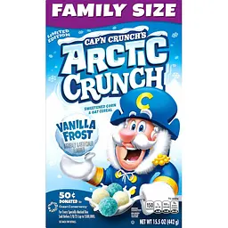 Сухий сніданок Cap'n Crunch Cereal Arctic Crunch Vanilla Limited Edition 440г - мініатюра 2