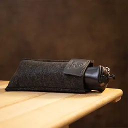 Шкіряна практична ключниця Grande Pelle 11340 темно-синій - мініатюра 9