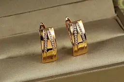 Сережки Xuping Jewelry Парус 1,6 см золотисті