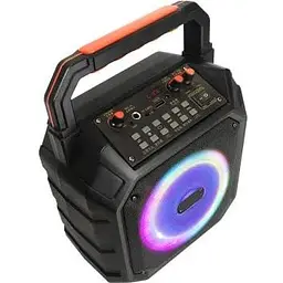 Портативна колонка XPRO A6-7 20Вт USB AUX FM Bluetooth чорна (A6-7) - мініатюра 2