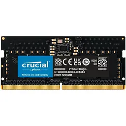 Пам'ять SO-DIMM DDR5 16Gb 5600 MHz Crucial 1.1V CL46 Bulk (CT16G56C46S5T)