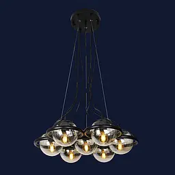 Люстра молекула Levistella 761QTBL07-7 BK