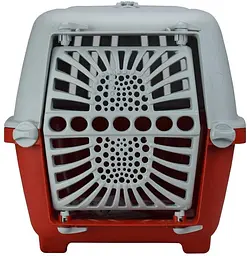 Переноска для тварин 48x31.5x33 см MPS PRATIKO 1 RED (двері пластик) - мініатюра 2