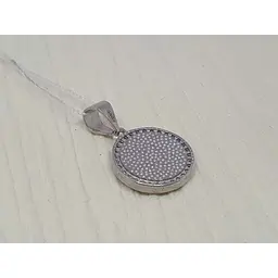 Срібна підвіска TOP Silver з фіанітами. 540245Б - мініатюра 3