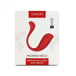 Віброяйце Svakom Phoenix Neo 2 Інтерактивне, 11.8х3 см - мініатюра 4
