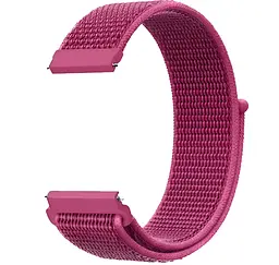 Ремінець нейлоновий на липучці BeWatch Xiaomi Amazfit BIP/GTS/GTR 20 мм Violet (1011341.3UW) - мініатюра 2