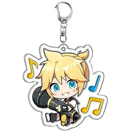 Брелок акриловий Вокалоїд Лен Кагаміне Vocaloid Len Kagamine 5 см