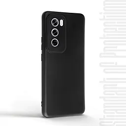 Чехол-накладка для смартфона OPPO Reno12 Pro, противоударный, силиконовый, термополиуретановый (ТПУ), с защитой камеры и корпуса, черный, защита всего корпуса, ArmorStandart (ARM77969) - мініатюра 2