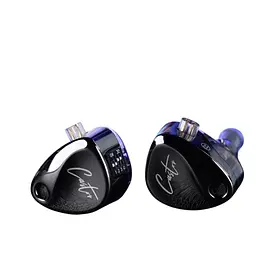 Вакуумні навушники KZ Castor Bass Hi-Fi дротові IEM з подвійним динамічним драйвером (Чорний) - мініатюра 4